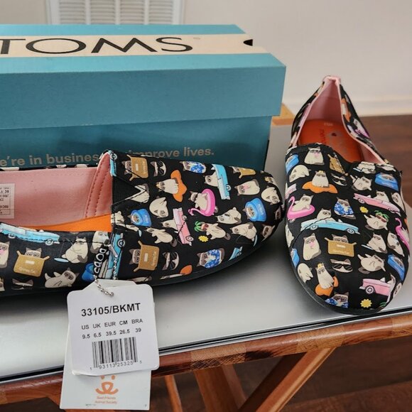 Bobs Grumpy Cat new  9.5 shoes - Picture 1 of 3